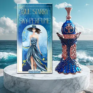 Edie Bao Blue Dress Perfume for Women, Ocean Scent Fresh Floral Fragrance, Daily Office Use, Liquid Form, No Alcohol or Aerosol