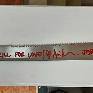 Ari Lehman 1st Jason Friday The 13th Signed and Inscribed Machete and Mask.  Plus an Auto card / 4.