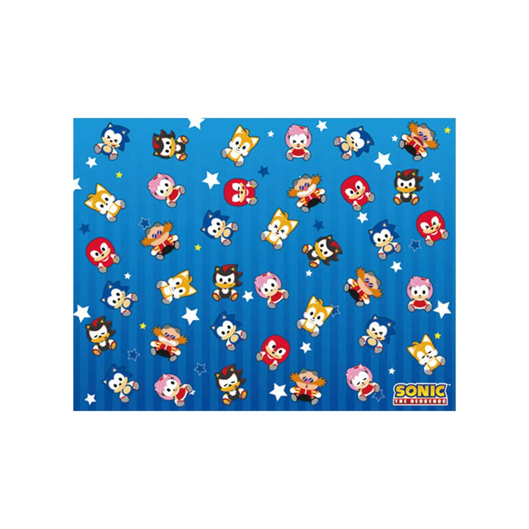 Sonic Hedgehog - SD Group Sublimation Throw Blanket
