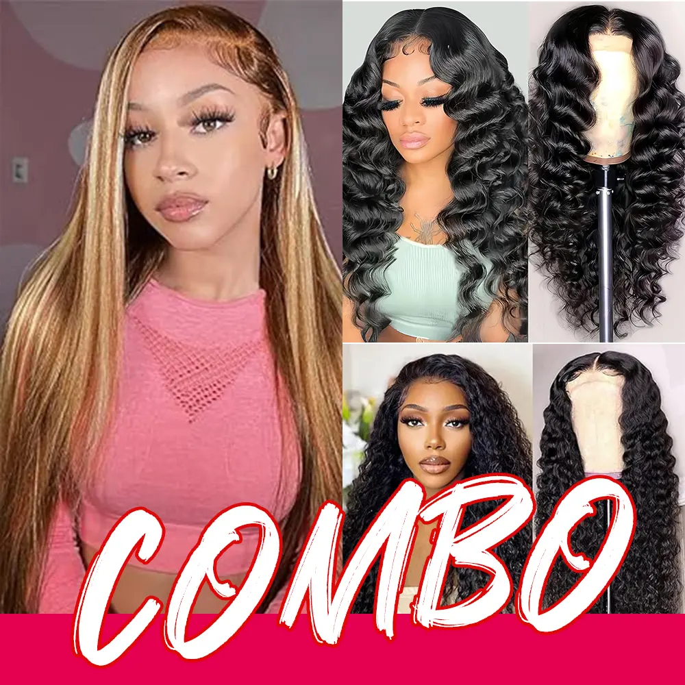 24'' 4/27 Straight+22'' DP+22'' Jerry Curly