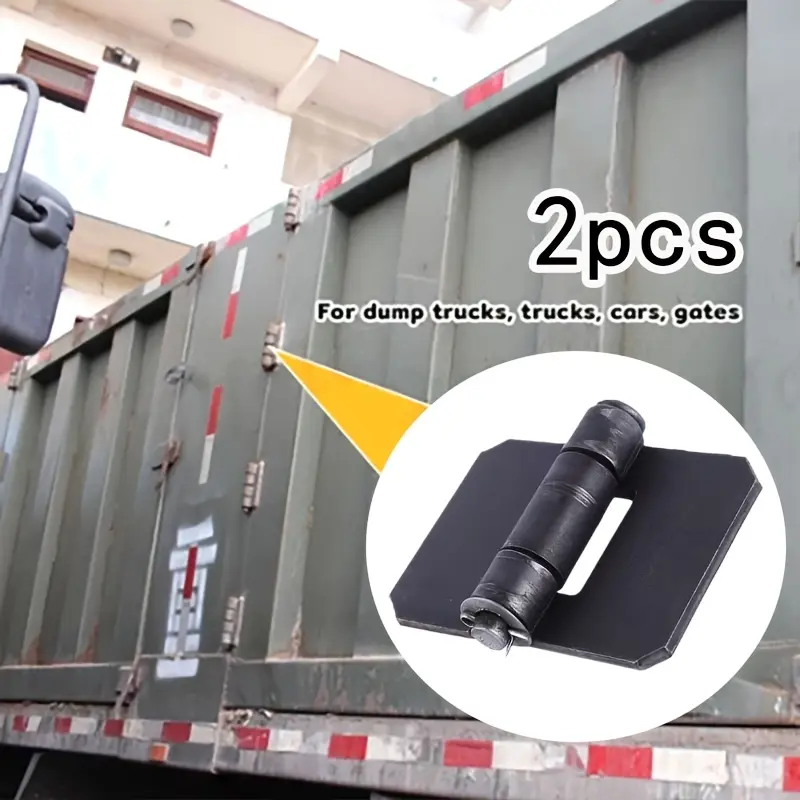 2pcs of Welding Hinges, Scaffolding Accessories, High Rail Semi-trailer Door Truck, Industrial Thickened Welding Hinges, Hinges