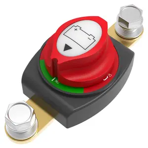 Battery Disconnect Switch – 12-48V Side Post On Off Power Cut Isolator for Car, RV & Boat