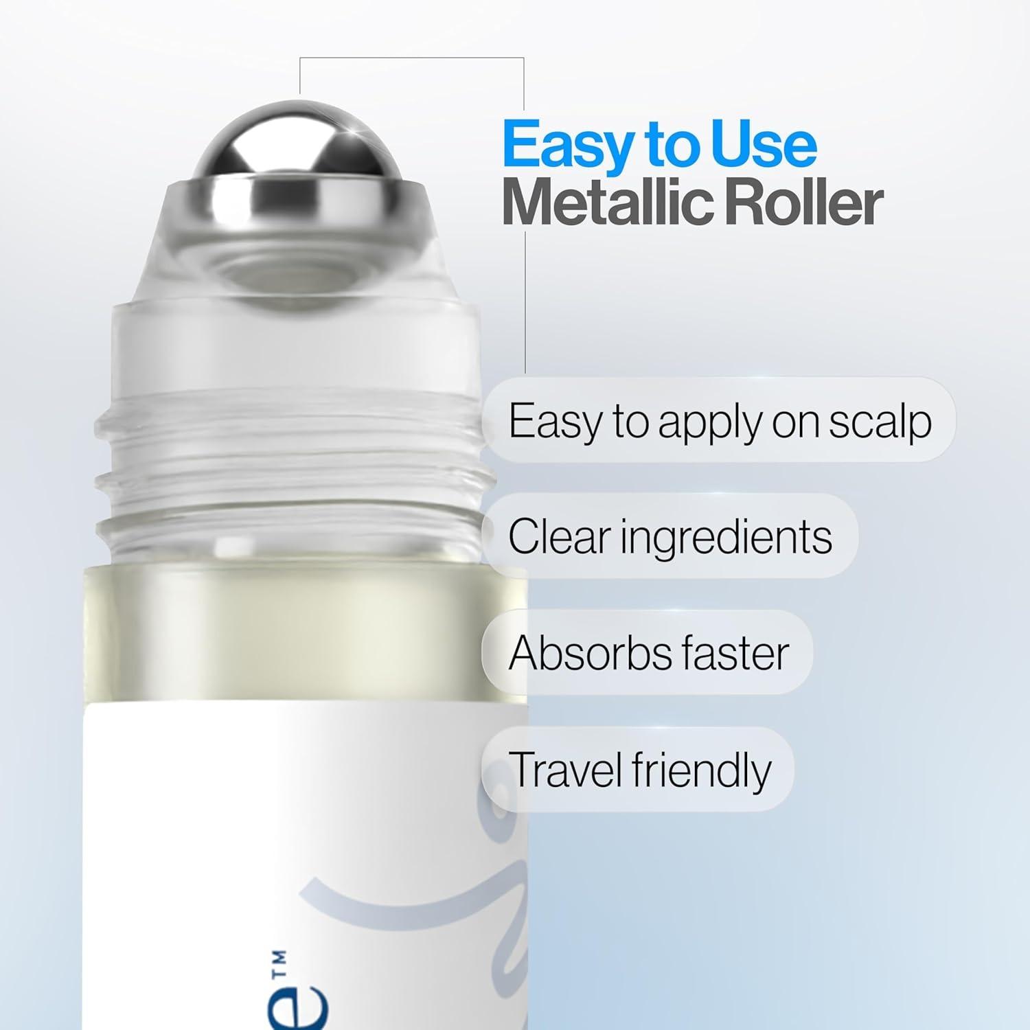 [Buy one get one free] Be Bodywise Rosemary Hair Growth Serum Roll On 50 ml – 3% Rosemary, 3% Redensyl & 2% Anagain