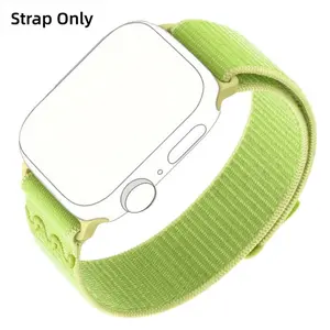 Nylon Elastic Braided Solo Loop Stretchy Straps Elastic Sport Wristbands, Smartwatch Strap For Apple Watch Band 44mm 45mm 49mm 40mm 41mm 42mm Ultra 2 Adjustable Elasticity Sports Wristband Bracelet Compatible Series 1-11 SE Women Men Watchbands