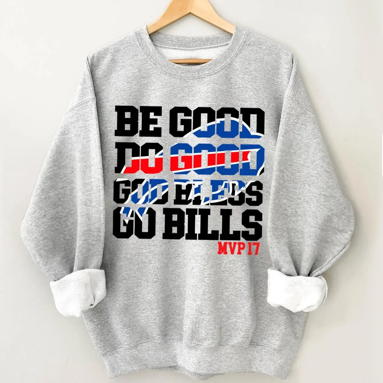 Vintage Buffalo Football Sweatshirt, Buffalo Football Game Day Sweatshirt, Be Good Do Good Sweatshirt, Unisex Gifts For Football Fan