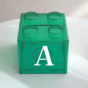 Large Capacity Square Storage Box for Coins, Durable Dustproof Organizer, Stackable Money Penny Bank, Perfect Holiday Gift, Cash Saving Box