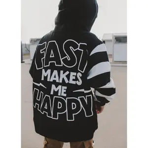 Fast Makes Me Happy Hoodie Black