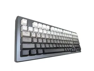 Shades of Gray Scale PBT OEM Keycap Set (RGB shine through)