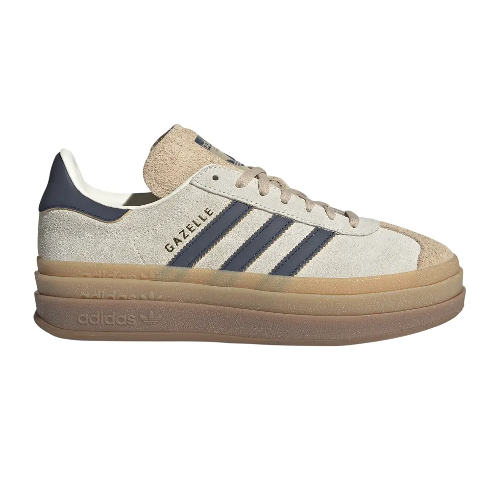 adidas Womens Gazelle Bold Sneakers Shoes Casual - Beige adidas Womens Gazelle Bold Sneakers Shoes Casual - Beige