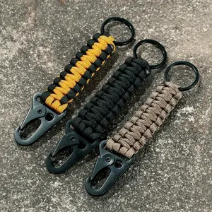 Carabiner Umbrella Rope Keychain Outdoor Camping Climbing Tactical Survival Tool Eagle beak Snap Clip Lock Buckle Hook