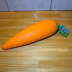 SUNNY DAYS! SQUEEEZY CARROT!! JUMBO SQUISHY FOR AGES 3+