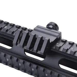 21mm Rail Side Mount Aluminum Bracket, Picatinny Rail Mount 45 Degree Side Clamp, Laser Stand, Scope Mount, Tactical Accessories