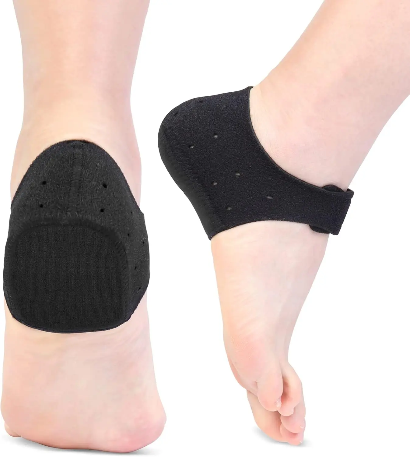Thicker Heel Cushion Cups for Heel Pain【Updated Version】, Plantar Fasciitis Heel Spur Relief Products, Heel Supports Inserts, Heel Protectors for Pressure Sores L(W:10-13/M:8.5-13)