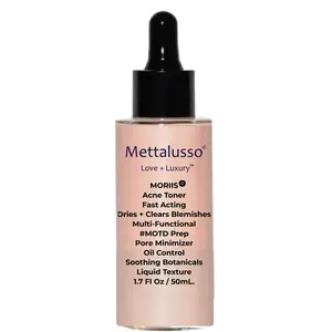 Mettalusso Modern Liquid Acne & Shave Bump Instant Treatment - Salicylic Acid, Calendula, Gentle Daily Soothing Formula, Ingrown Hair Relief, Redness Reduction, Youth-Boosting Benefits, Oil Control for Acne-Prone Skin, Vegan
