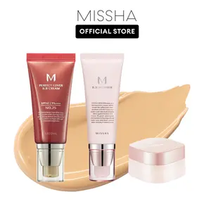 [MISSHA Official] Perfect Glow Trio - Glow Skin Balm + M BB Boomer + M Perfect Cover BB Cream