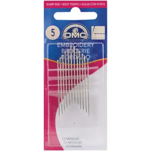 DMC Embroidery Hand Needles Size 5