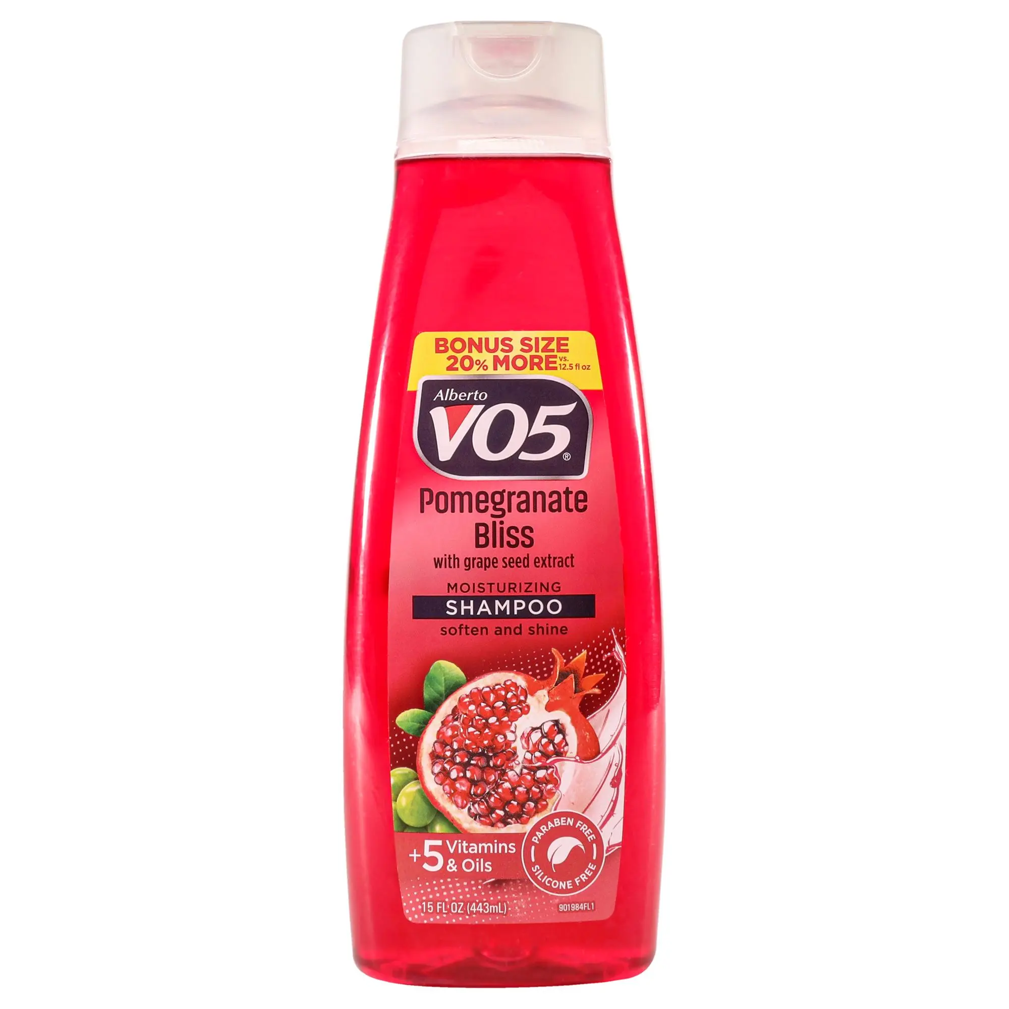 Alberto VO5 Moisturizing Pomegranate Bliss Haircare Shampoo - Unisex, 15 oz
