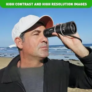 16x52 Monocular Dual Focus Optics Zoom Telescope for Birds Watching/Wildlife/Hunting/Camping/Hiking/Tourism/Armoring/Living Concert