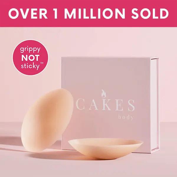 CAKES Body - VIRAL Non-Adhesive Nip Covers - NO GLUE OR ADHESIVE - 100% Silicone - Seamless Inserts For Workout & Swim - Rinse & Reuse CAKES Body - VIRAL Non-Adhesive Nip Covers - NO GLUE OR ADHESIVE - 100% Silicone - Seamless Inserts For Workout & Swim - Rinse & Reuse