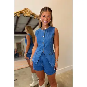VIP Rodeo Vest Set Denim
