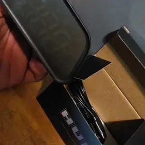 Kinuo Digital GPS Speedometer Universal Heads Up Display for Car 4.6 inch Large Display HUD with MPH Speed Fatigued Driving Alert Overspeed Alarm Trip Meter for All Vehicle