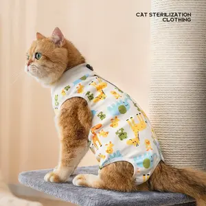 Cat Sterilization Clothing, Postoperative Anti-licking Clothing, Pet Physiological Pants, Thin Breathable Female Cat Weaning Clothing
