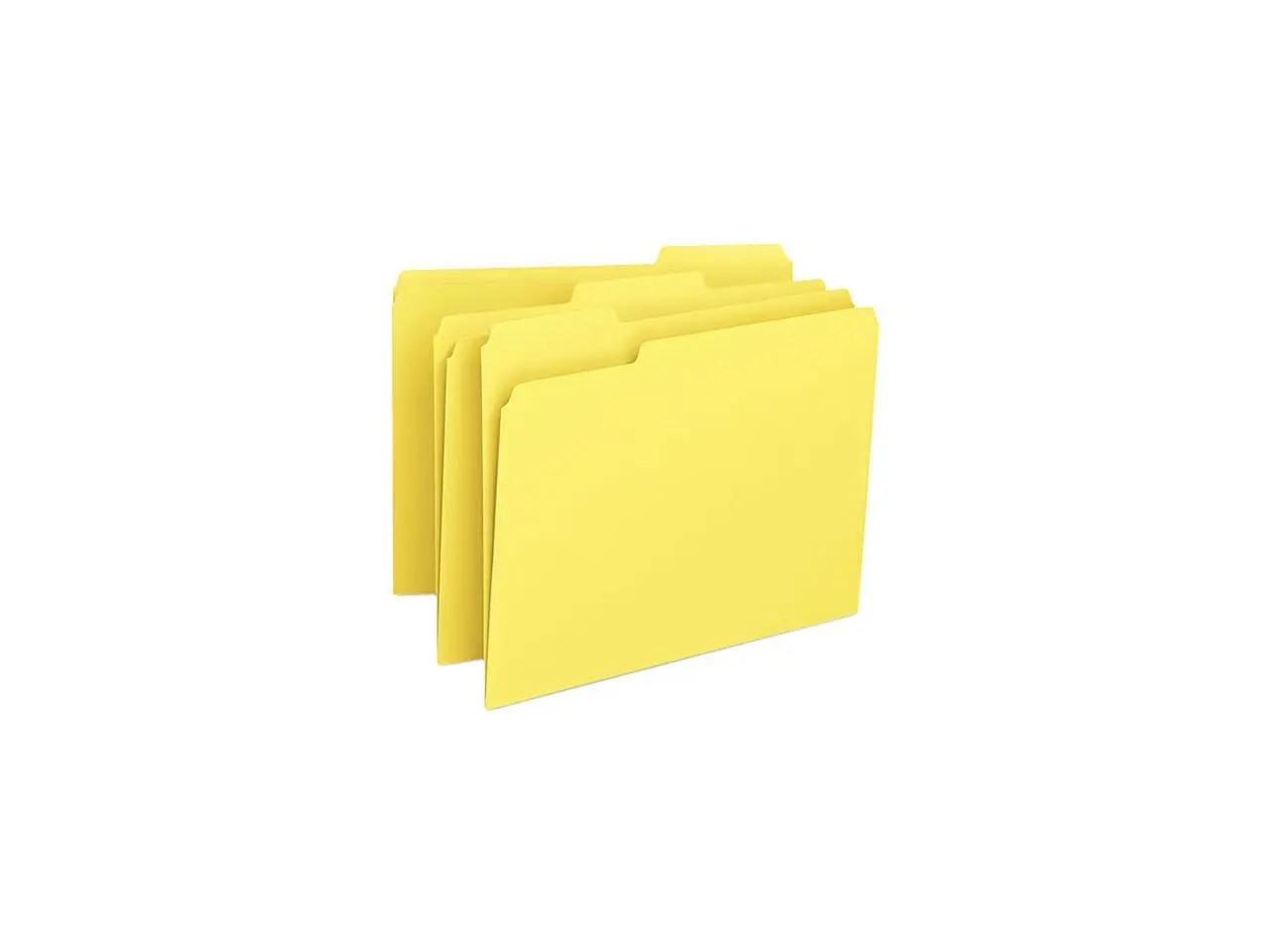 Smead 12943 File Folders, 1/3 Cut Top Tab, Letter, Yellow, 100/Box Smead 12943 File Folders, 1/3 Cut Top Tab, Letter, Yellow, 100/Box