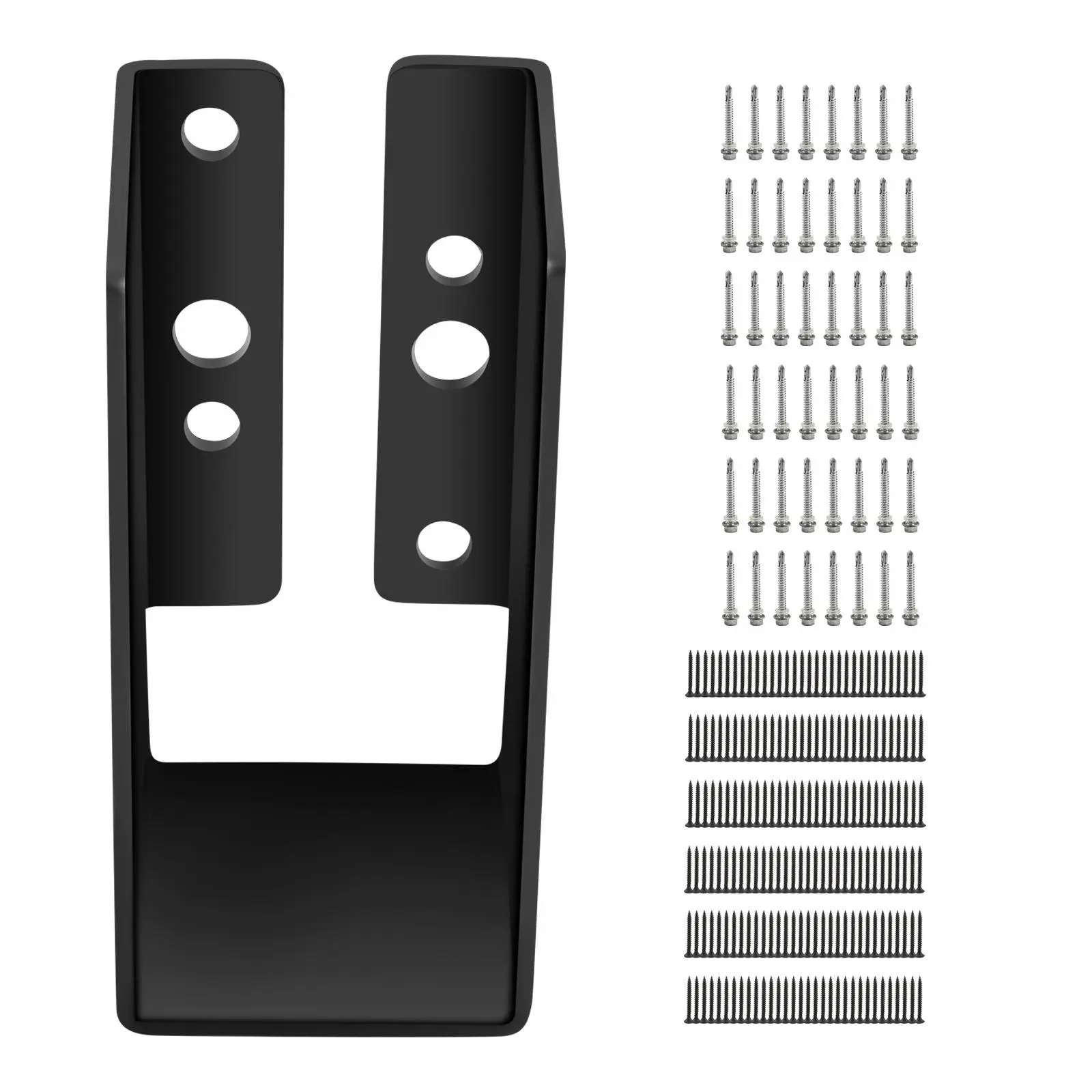 【Summerfinds】VEVOR Concealed Joist Hanger, 2\"x4\" Outdoor Accent Concealed-Flange, Pack of 24 Concealed Joist Bracket, Q235 Steel Plate Powder-Coated Concealed Face Mount Joist Hanger for 2\"x4\" Beam Swing, 3.7\