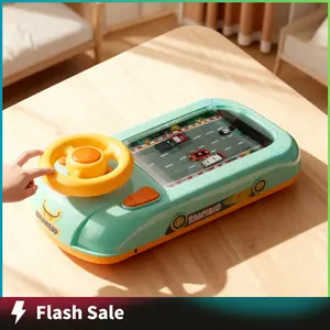 Racing Adventure Car Steering Wheel Toy for Kids Musical Driving Game Toddler Interactive Simulation Toy Educational Learning，gift for kids wiggle car monster truck toys cars for kids