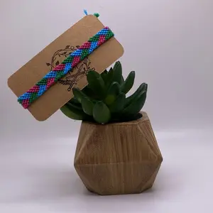 Polysexual Braided Pride Friendship Bracelet - Birdies Nest - LGBTQ Collection