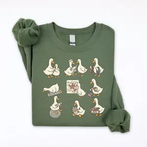 Cozy Physical Therapy Goose T-Shirt, Sweatshirt or Hoodie - Cute PT Duck Gift Funny Rehab Team Sweater Trendy  DPT Specialist Pullover for Coworker Appreciation