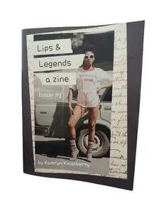 Lips & Legends Issue #1 Zine - Monthly Creative Works with Short Stories, Poetry, Creative Essays & Scripts from Inquizitive Kat Books