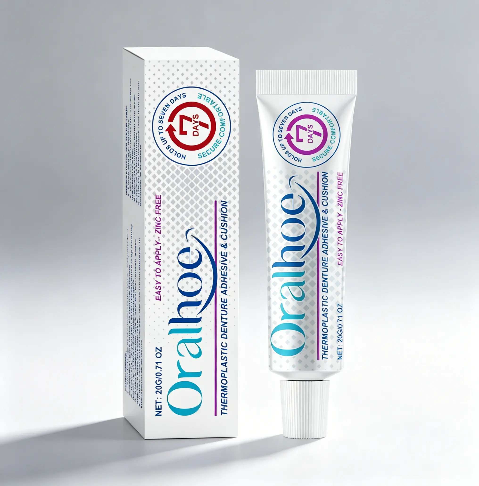 Thermoplastic Denture Adhesive 200g – Zinc Free Formula – Provides Comfortable Cushion & Strong Hold