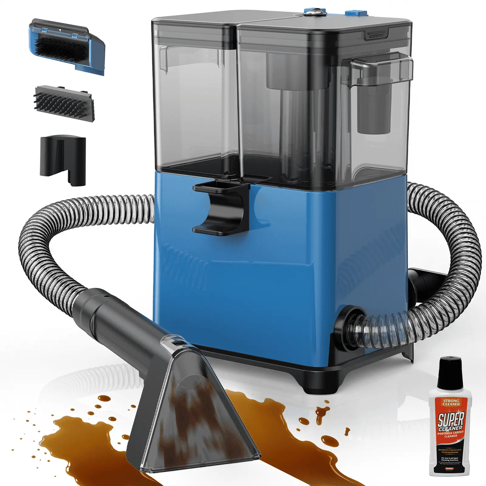 VACFORE Powerful Suction Portable Carpet and Upholstery Spot Cleaner, Car/Auto, Sofa Detailer, with Self-Cleaning Tool