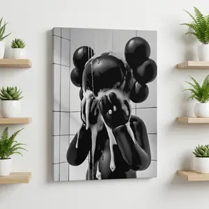 Hypebeast Street  Wall  Decor, Modern Graffiti Posters and Prints, Urban Canvas Artwork for Bathroom Shower Home Decor, Trendy Gift yard art humor Kids' Electronic Piggy Bank with Lock