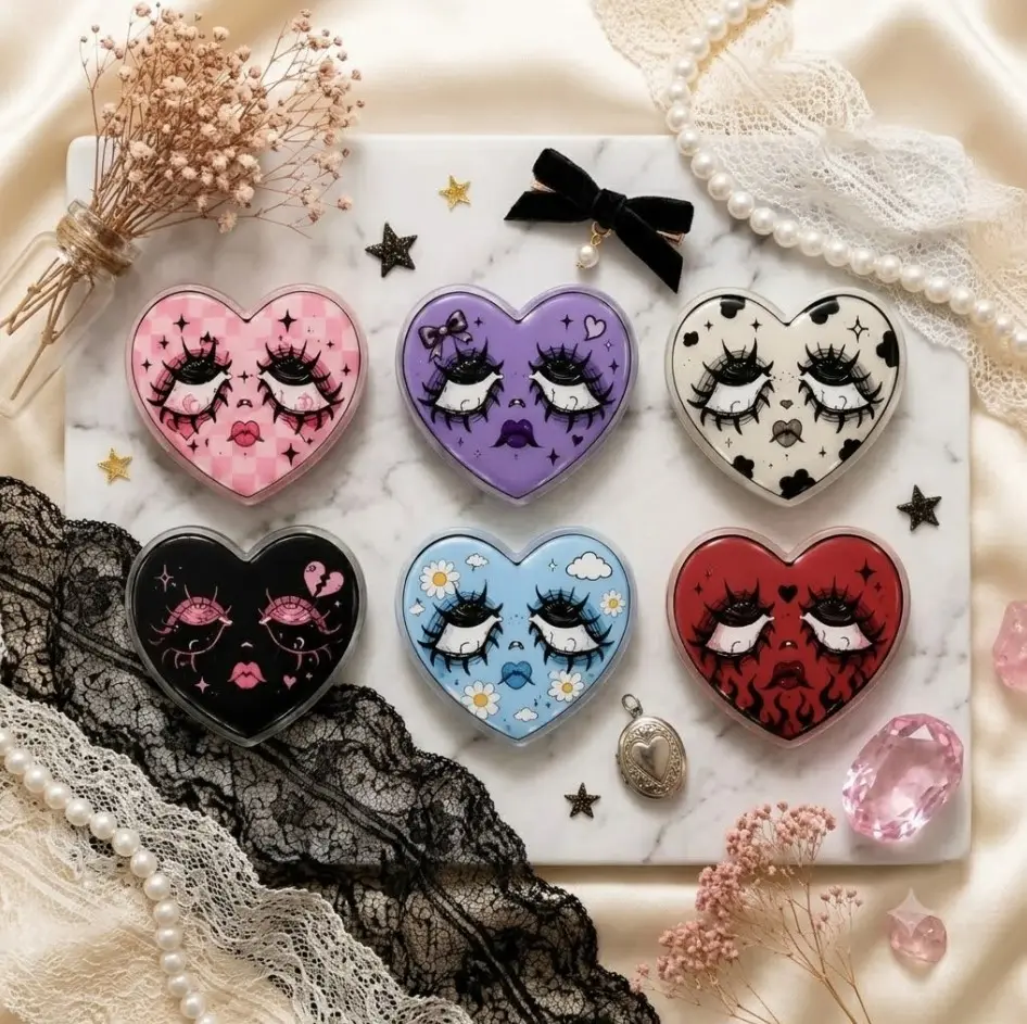 Ghost Heart MagSafe Phone Grip, Halloween Magnetic Phone Stand, Cute Horror Kawaii Phone Holder, Reader Gift