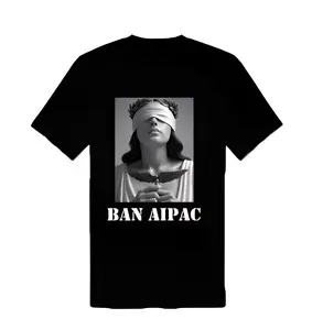 BAN AIPAC t-shirt by LayaliLoom 100% cotton comfortable everyday wear T-shirt