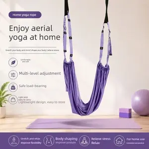 Door Hanging Aerial Yoga Strap, Home Split Back Bend Trainer, Inversion Stretch Band Fitness Extension Rope