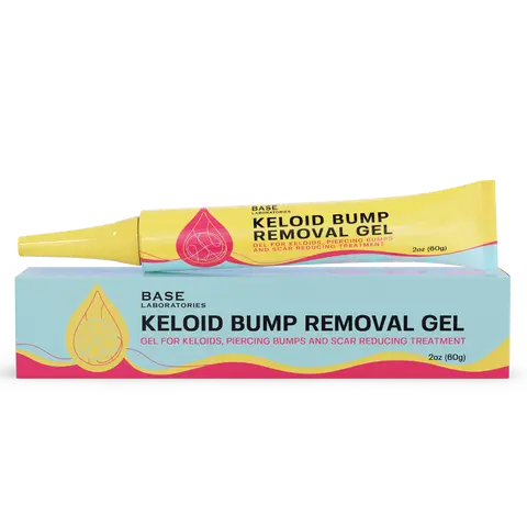 Base Laboratories Piercing Bump Gel – Soothing Gel for the Look of Raised Piercing Bumps & Uneven Skin Texture with Aloe Vera, Snail Mucin & Helichrysum, 2 oz