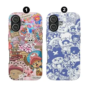 Tony Tony Chopper Phone Case, Straw Hat Pirate Cover for iPhone X, 11, 12, 13, 14, 15 & more – SS Galaxy S21 to S25 Ultra, Plus with Suction