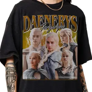 Limited Daenerys Targaryen 90s Bootleg T-shirt, Daenerys Targaryen Graphic Tee, REtro Daenerys Targaryen Gifts Sweatshirt For Man And Women