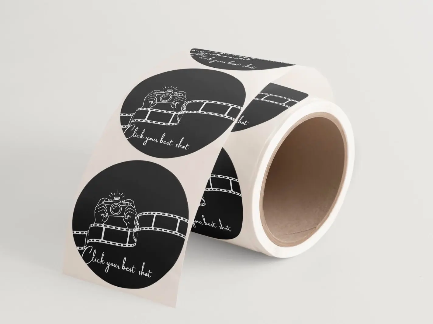 Click your best shot sticker roll, camera design
