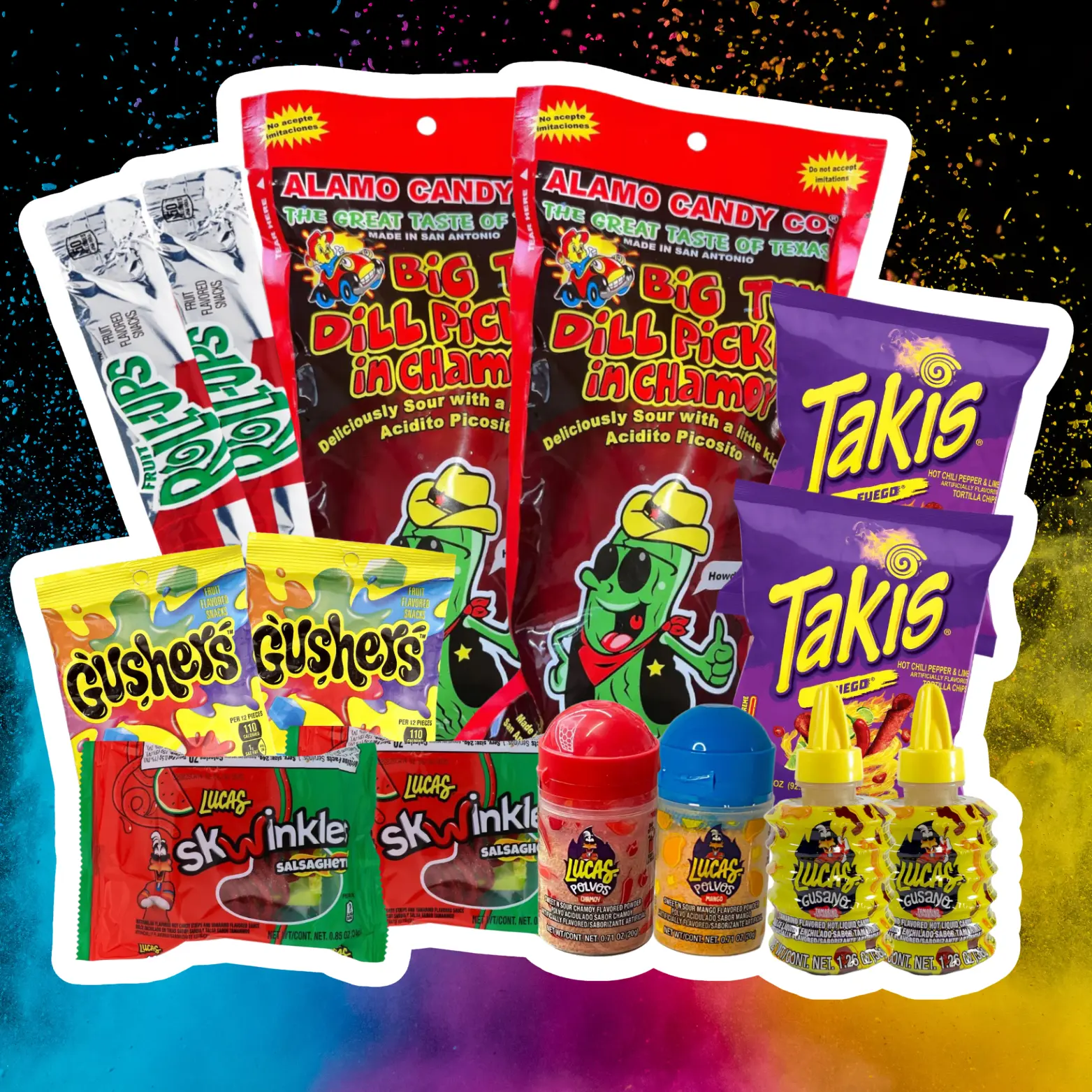 Takis & Gushers Double Chamoy Pickle Kit - 14 Pcs - TikTok Shop