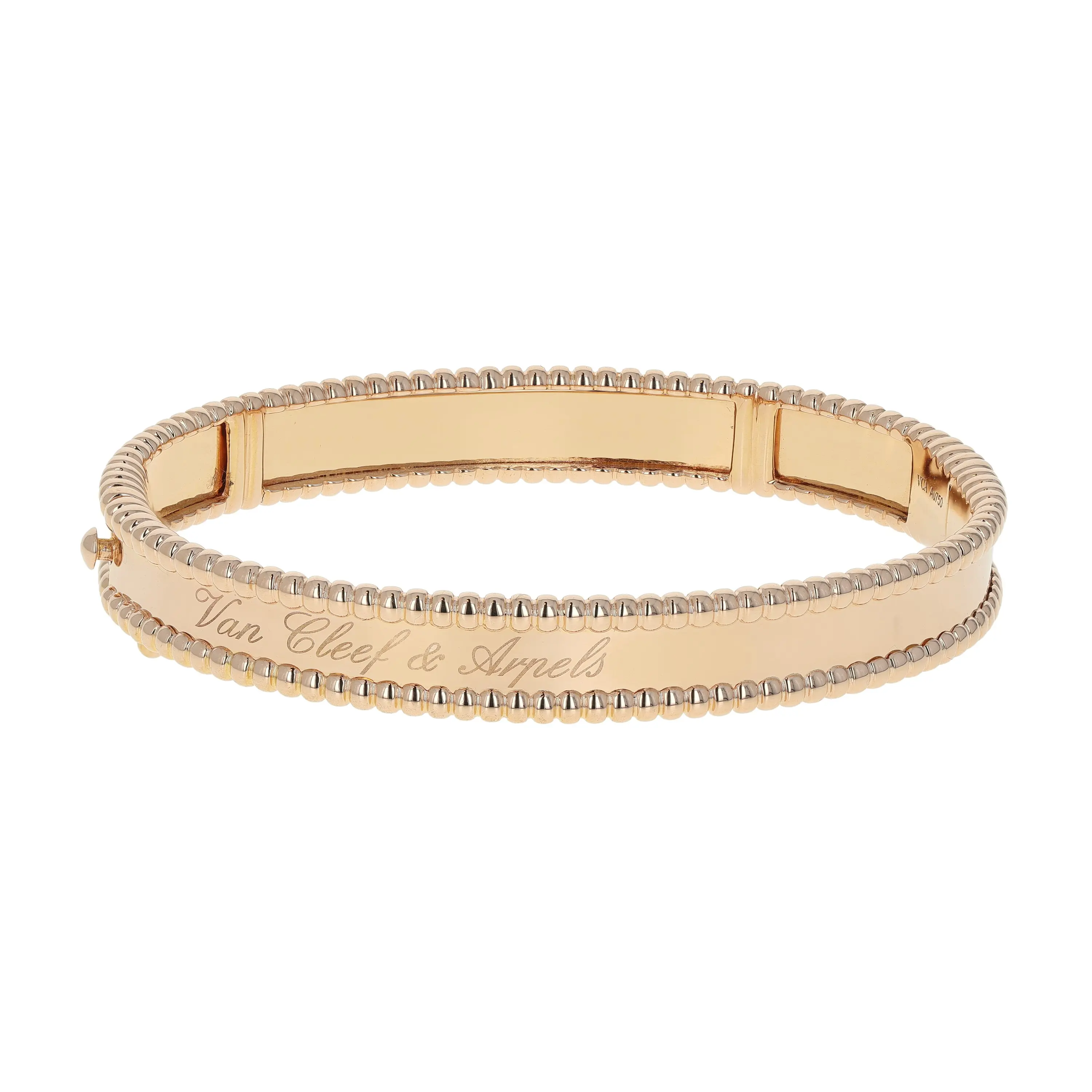 Pre-owned Van Cleef & Arpels Perlee Bangle Bracelet