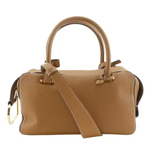 Pre-owned delvaux Calfskin Shoulder Bags Cool Box MM Calf Handbag