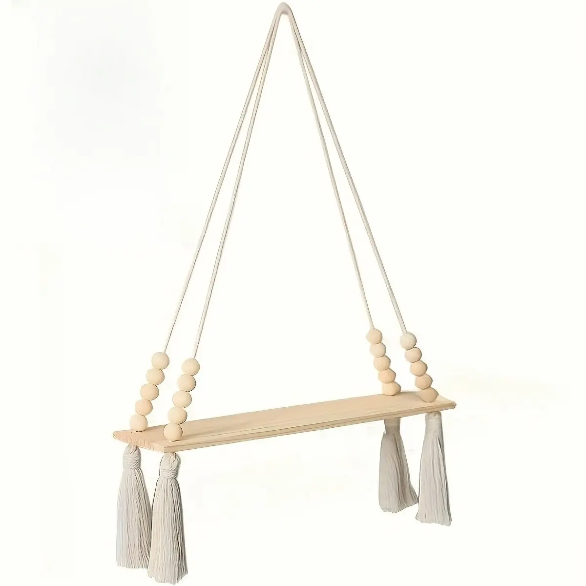Single-layer wall shelving unit – Marklamer Plant Stand, Bohemian-style suspended shelving unit, stylish room decor, home decor, kitchen decor, bathroom decor, bedroom styling, perfect gift for birthdays, Valentine’s Day, Mother’s Day.