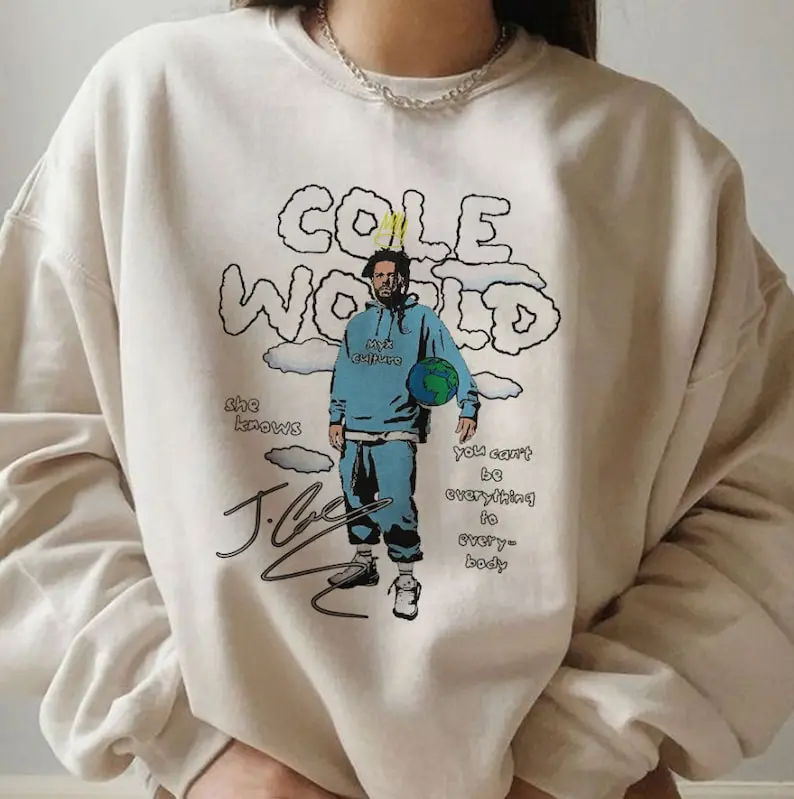 J.Cole sweatshirt, J COLE Tour 2024 sweatshirt, J Cole and D4ke big as the what sweatshirt type size color