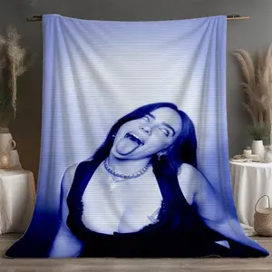 Billie Printed, Soft Lightweight Blanket, Super Soft Comfortable, Suitable for Sofa and Bed, All Seasons, Travel Camping, Gift Choice