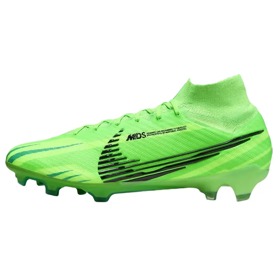 NIKE Men's Zoom Mercurial Superfly 9 Elite FG 'Dream Speed-Green Strike' Sports Footwear, Adaptive Fit, Football, Performance
