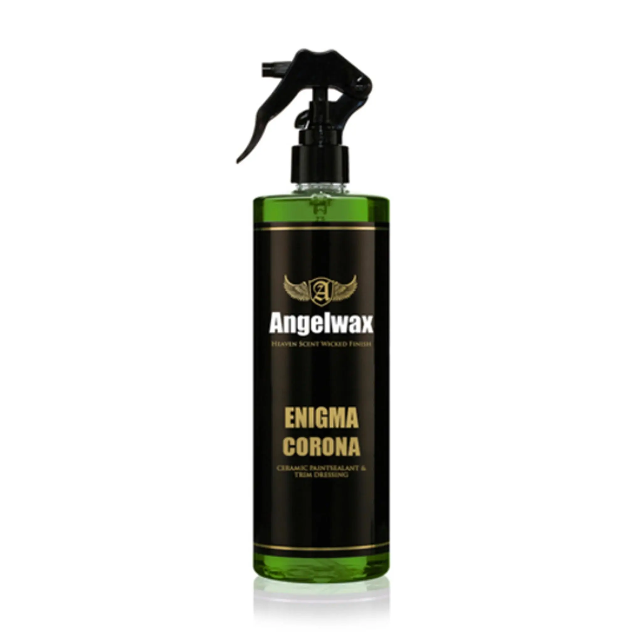 Angelwax Enigma Corona Ceramic Trim Sealant Spray - Automotive Interior Care Detailing Product with UV Protection, Hydrophobic Properties, Super-Hydrophobic Layer Creation, Factory Look & Dark Factory Look, Ceramic Coating Spray, Spray Bottle